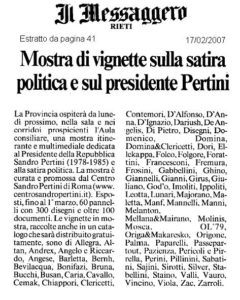 Articolo sul Il Messaggero