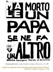 Vignette – 1978 18 - Commento alla scomparsa di Papa Giovanni Paolo I