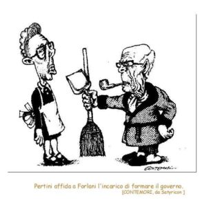 Vignette – 1980 07 - Pertini affida a Forlani l'incarico di formare il governo